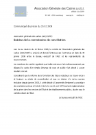 Communiqué 20080220