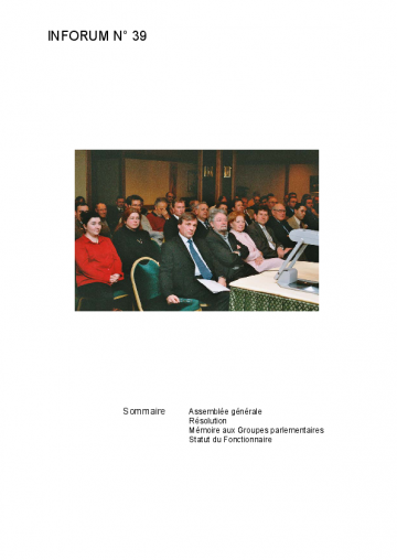 Inforum no 39 (2004)