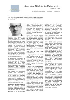 Le mot du président 22.02.2016