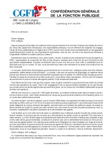 Mouvement de protestation 16.06.2016