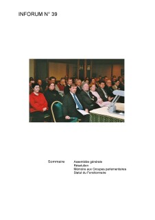 Inforum no 39 (juin 2004)